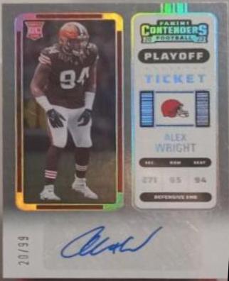Alex Wright [Autograph Playoff Ticket] #184