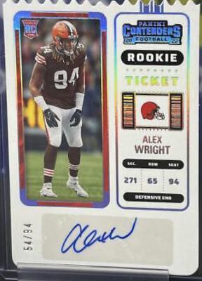 Alex Wright [Autograph Stub Ticket] #184