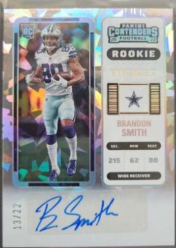 Brandon Smith [Autograph Cracked Ice Ticket] #209