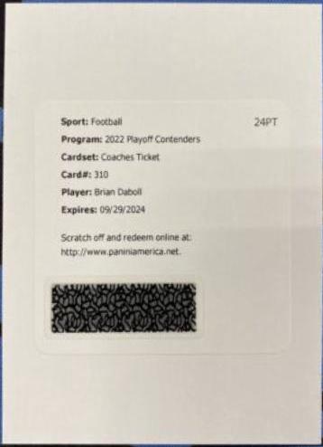 Brian Daboll [Coaches Autograph Ticket] #310