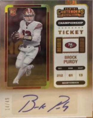Brock Purdy [Autograph Championship Ticket] #263