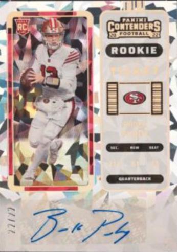 Brock Purdy [Autograph Cracked Ice Ticket] #263