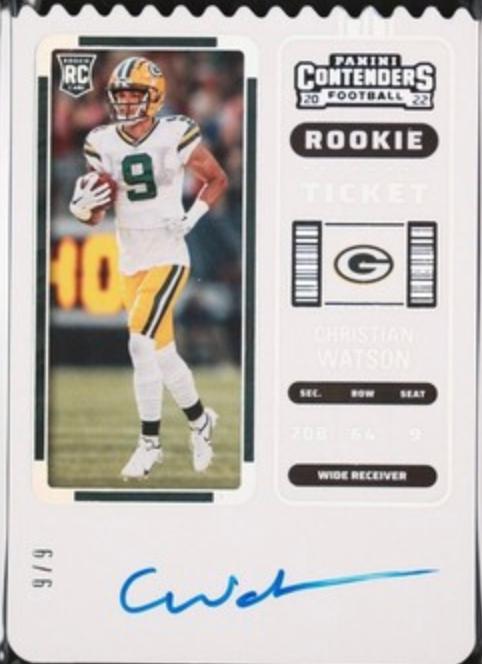 Christian Watson [Autograph Stub Ticket] #110
