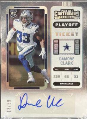Damone Clark [Autograph Playoff Ticket] #234