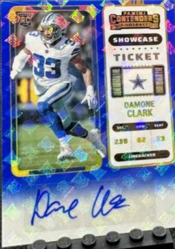 Damone Clark [Autograph Showcase Ticket] #234