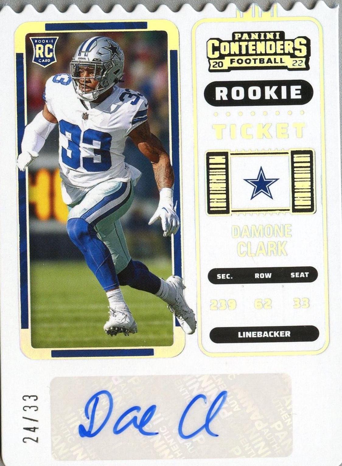 Damone Clark [Autograph Stub Ticket] #234