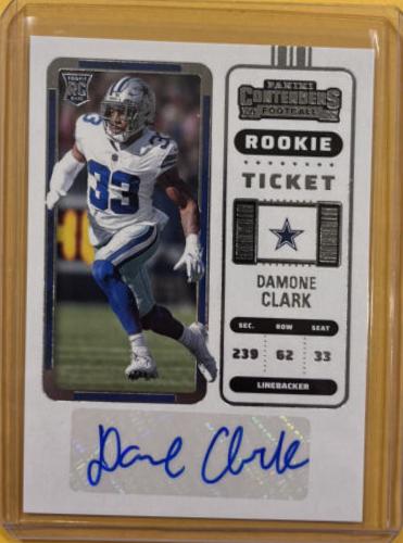Damone Clark [Autograph Wild Card Ticket] #234