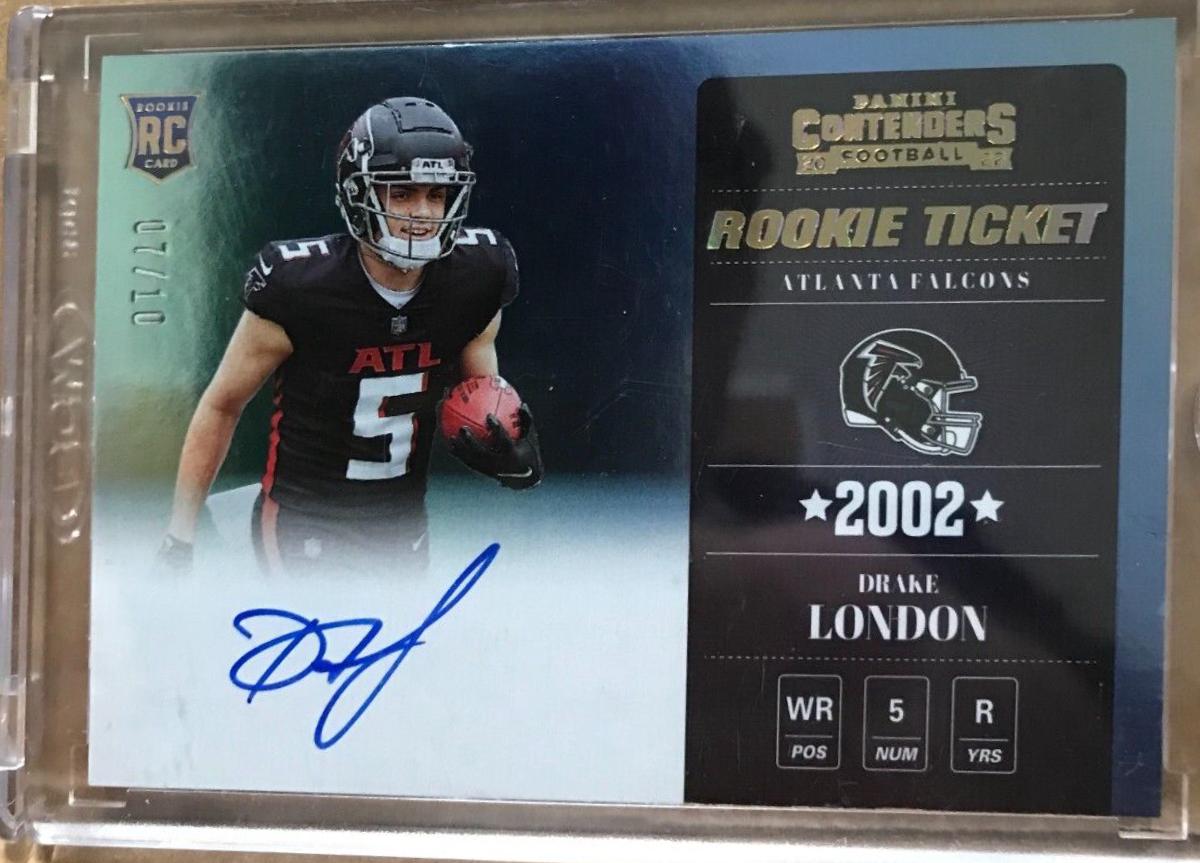 Drake London [Autograph Clear Ticket] #115