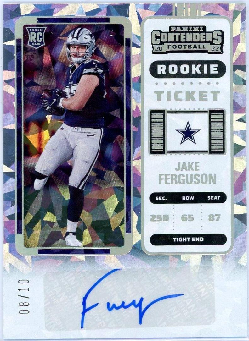 Jake Ferguson [Autograph Cracked Ice Ticket] #213