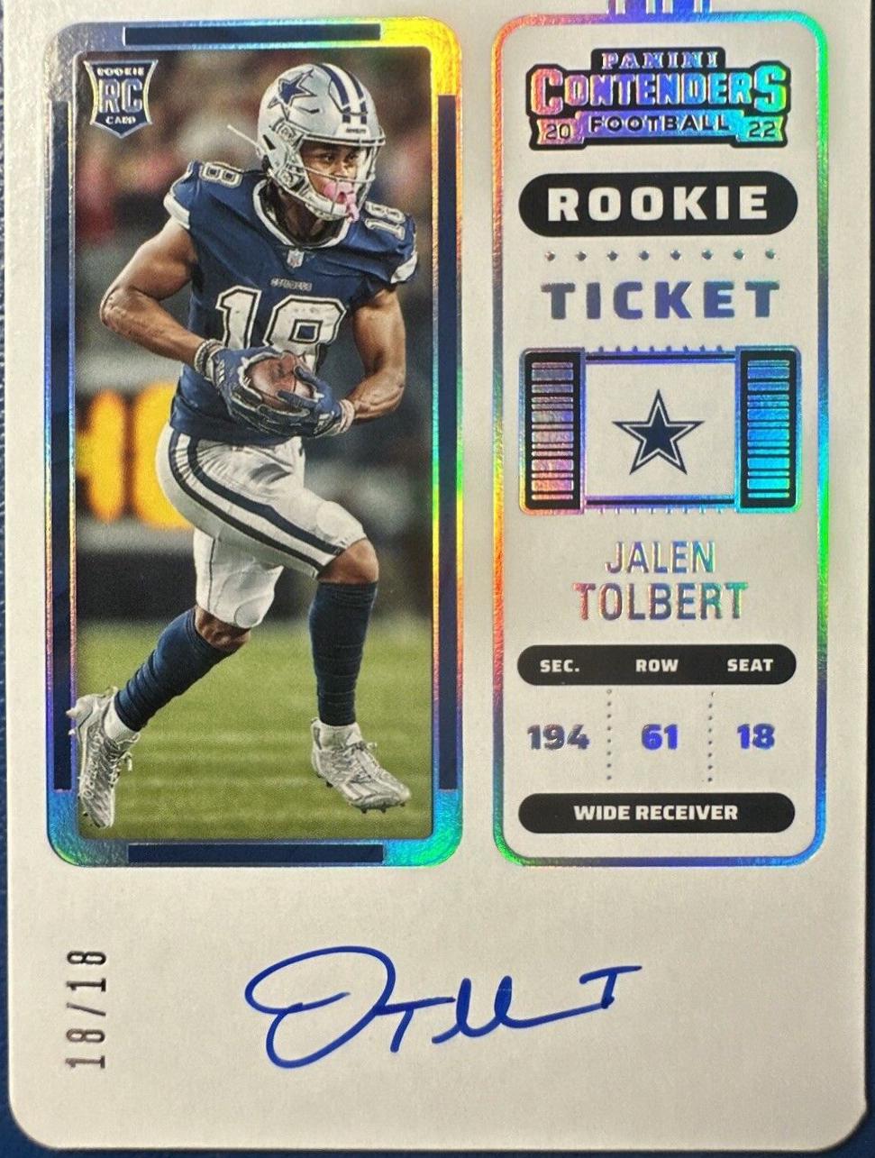 Jalen Tolbert [Autograph Stub Ticket] #122