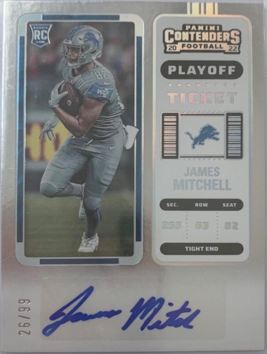 James Mitchell [Autograph Playoff Ticket] #235
