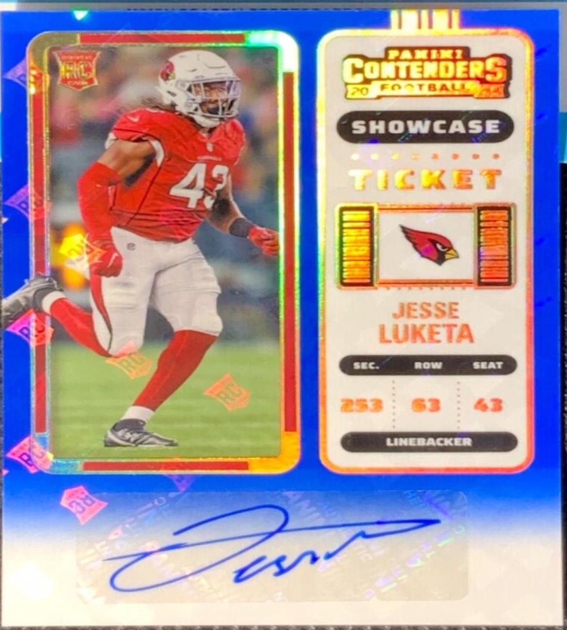 Jesse Luketa [Autograph Showcase Ticket] #260