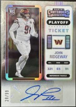 John Ridgeway [Autograph Playoff Ticket] #236
