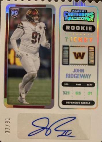 John Ridgeway [Autograph Stub Ticket] #236
