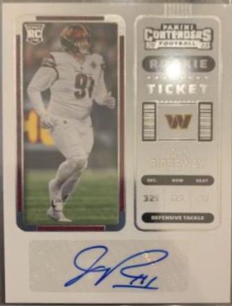 John Ridgeway [Autograph Ticket] #236