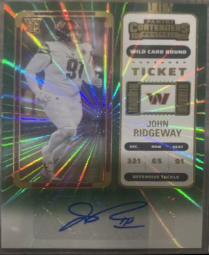 John Ridgeway [Autograph Wild Card Ticket] #236