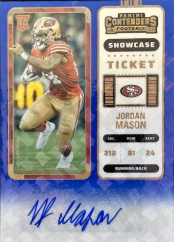 Jordan Mason [Autograph Showcase Ticket] #204