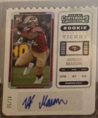 Jordan Mason [Autograph Stub Ticket] #204