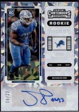 Josh Paschal [Autograph Cracked Ice Ticket] #169