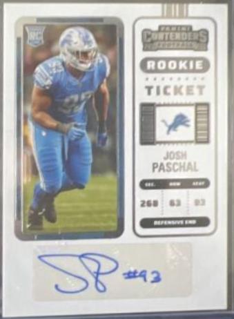 Josh Paschal [Autograph Wild Card Ticket] #169