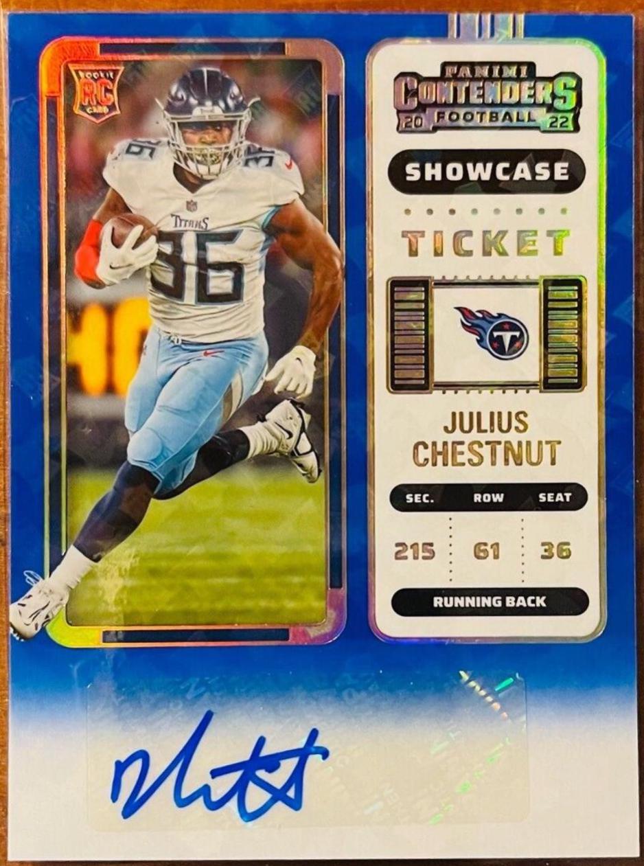 Julius Chestnut [Autograph Showcase Ticket] #274