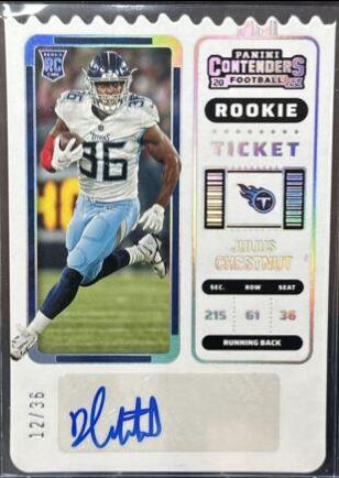 Julius Chestnut [Autograph Stub Ticket] #274