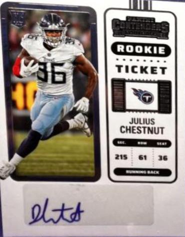 Julius Chestnut [Autograph Ticket] #274