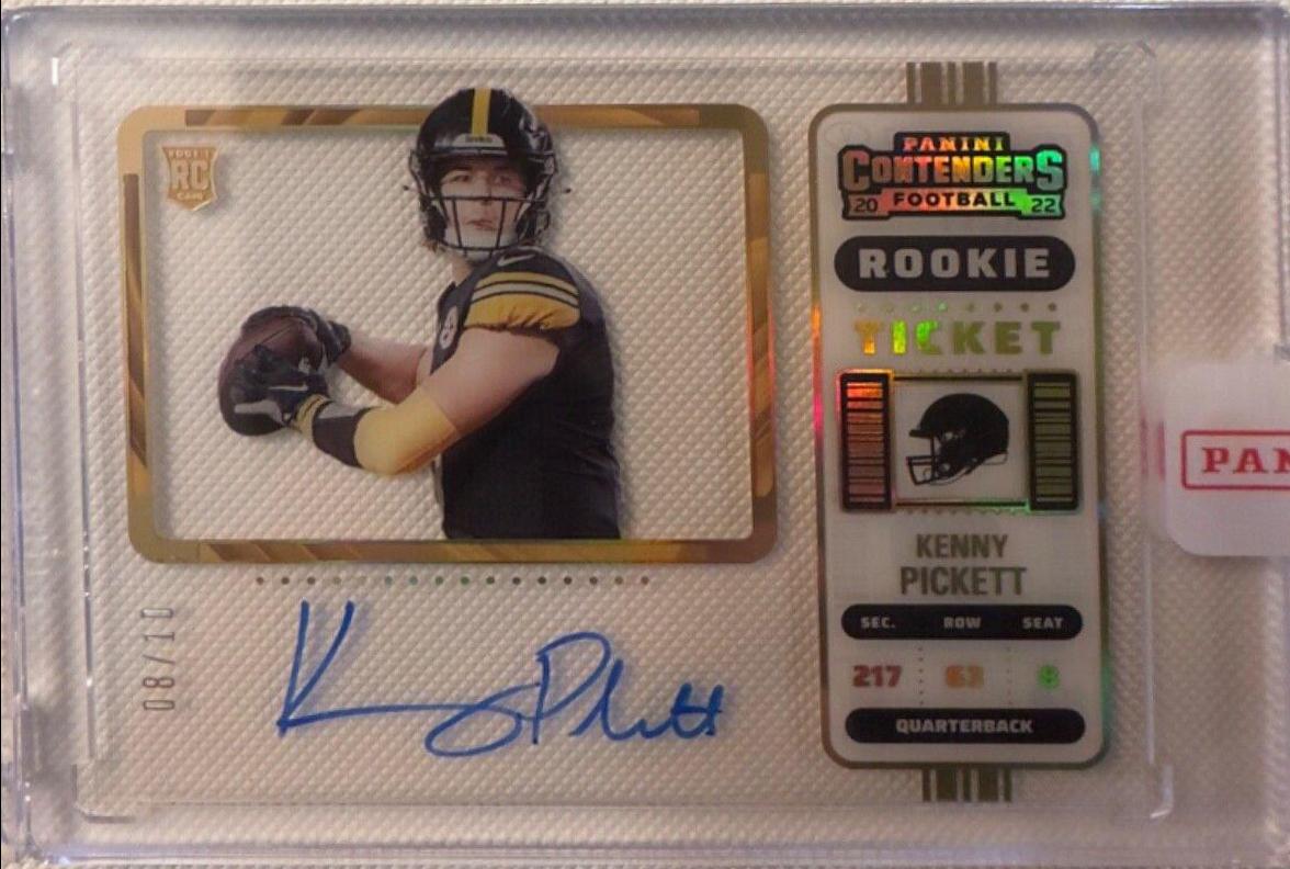 Kenny Pickett [SP Variation Autograph Clear Ticket] #127V