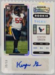 Kenyon Green [Autograph Stub Ticket] #149