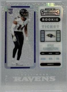 Kyle Hamilton [Autograph Clear Sparkle Ticket] #128
