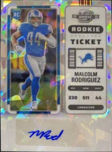 Malcolm Rodriguez [Autograph Cracked Ice Ticket] #239