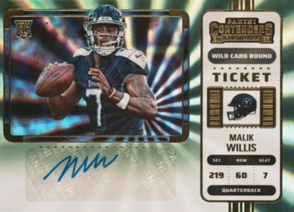 Malik Willis [Autograph Variation Wild Card Ticket] #129