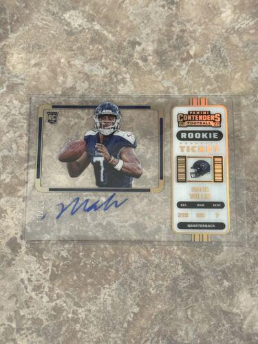 Malik Willis [SP Variation Autograph Clear Ticket] #129V