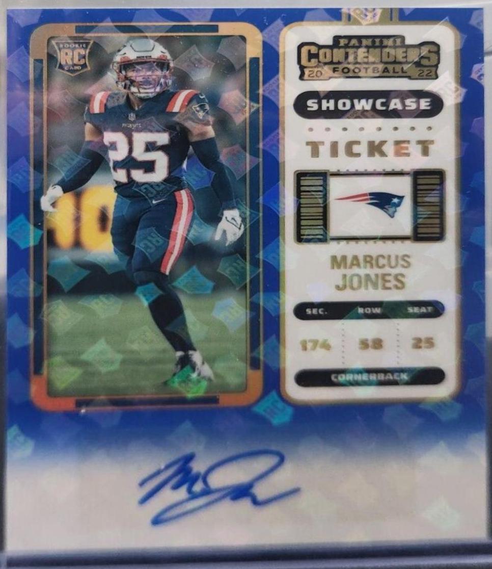 Marcus Jones [Autograph Showcase Ticket] #190