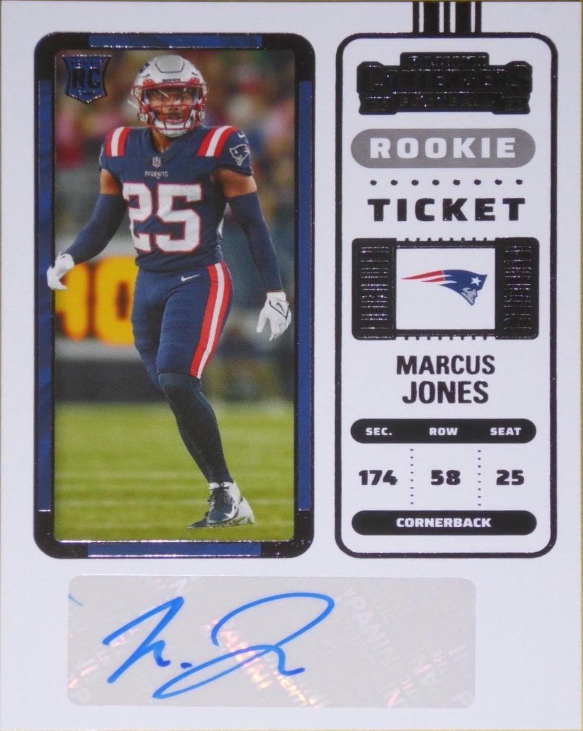 Marcus Jones [Autograph Ticket] #190