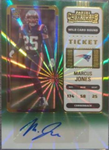 Marcus Jones [Autograph Wild Card Ticket] #190