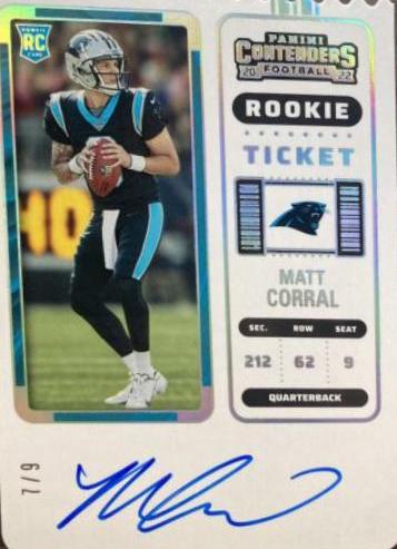 Matt Corral [Autograph Stub Ticket] #130