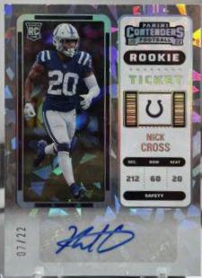 Nick Cross [Autograph Cracked Ice Ticket] #196