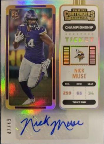 Nick Muse [Autograph Championship Ticket] #253