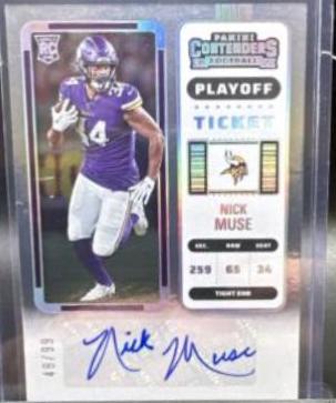 Nick Muse [Autograph Playoff Ticket] #253