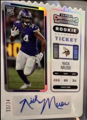 Nick Muse [Autograph Stub Ticket] #253