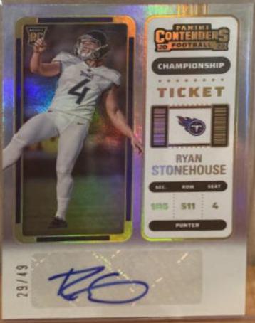 Ryan Stonehouse [Autograph Championship Ticket] #275