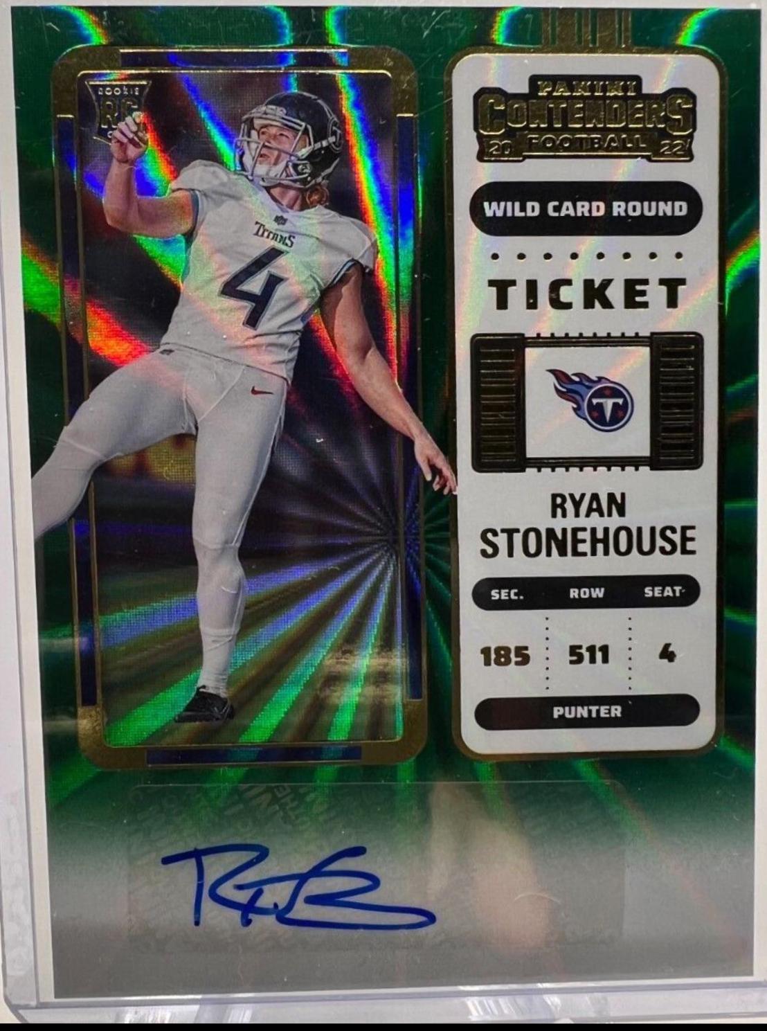 Ryan Stonehouse [Autograph Wild Card Ticket] #275