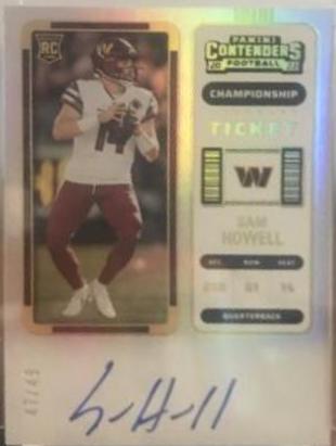 Sam Howell [Autograph Championship Ticket] #133