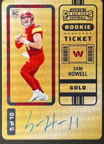 Sam Howell [Autograph Gold Ticket] #133