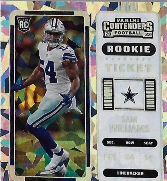 Sam Williams [Autograph Cracked Ice Ticket] #174