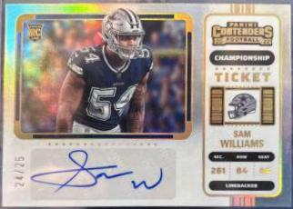 Sam Williams [SP Variation Autograph Championship Ticket] #174V