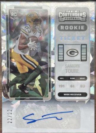 Samori Toure [Autograph Cracked Ice Ticket] #261