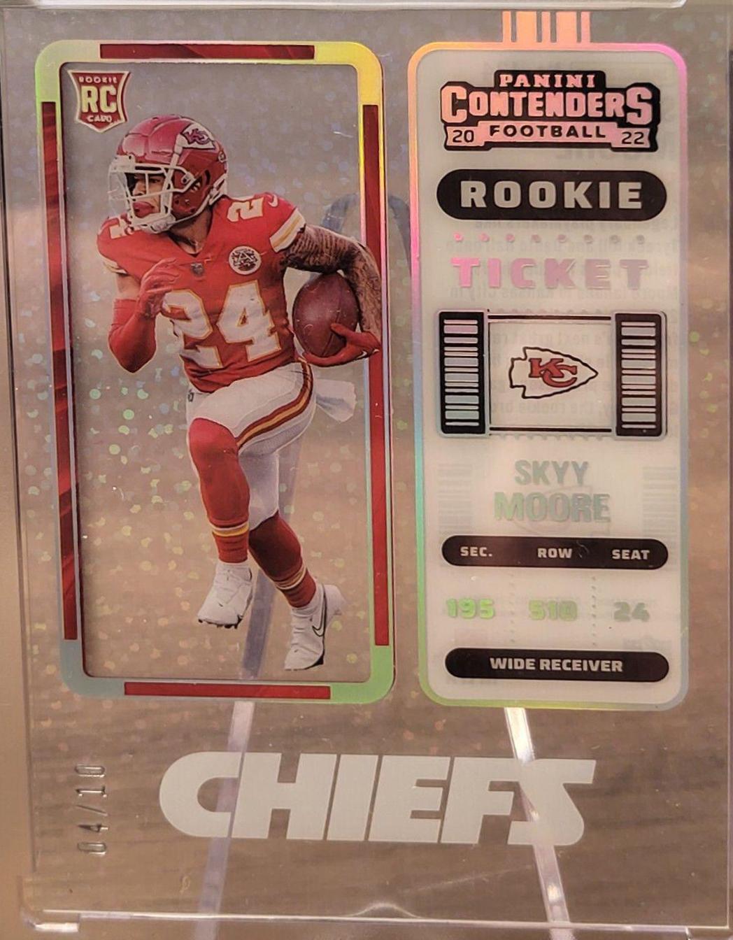 Skyy Moore [Autograph Clear Sparkle Ticket] #134