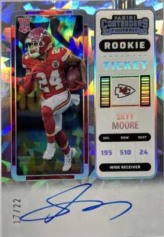 Skyy Moore [Autograph Cracked Ice Ticket] #134